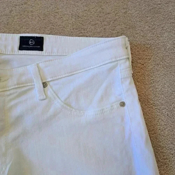 Adriano Goldschmied White Super Skinny Ankle Jeans Size 30 Legging Ankle Denim - Picture 7 of 16